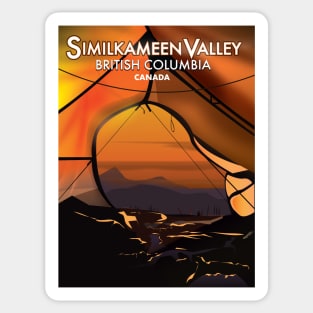 Similkameen valley British columbia Canada Sticker